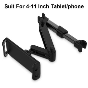Universal Car Rear Pillow Holder Stand for Ipad 7-13' Tablet 360 Rotation Bracket Back Seat Car Mount Handrest Soporte Tablet