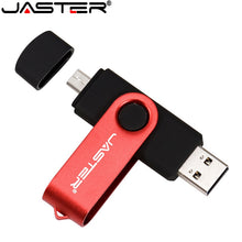 Load image into Gallery viewer, JASTER High Speed USB Flash Drive OTG Pen Drive 128gb 64gb Usb Stick 32gb 256gb Pendrive Flash Disk for Android SmartPhone/PC