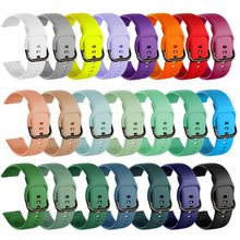 Load image into Gallery viewer, 20mm Silicone Band for Samsung Galaxy Watch 42mm Active 2 40 44mm Gear S2 Soft Sport Watchband Strap Bracelet for Huami Amazfit