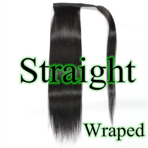 Halo Lady Beauty Drawstring Afro Kinky Curly Ponytail Human Hair Non-Remy Indian Hair Extensions Pony Tail For African American