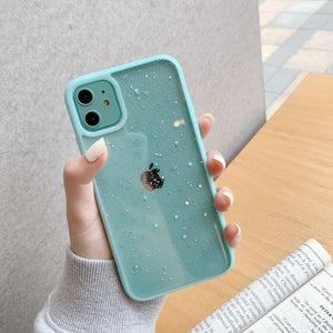 Twinkle Candy Transparent Phone Case For iPhone 11 12 mini Pro Max XS X XR 7 8 6 6S plus SE 2020 Soft Shockproof Cases Cover