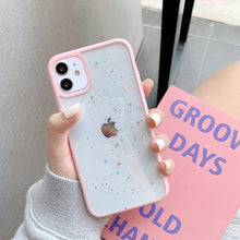 Load image into Gallery viewer, Twinkle Candy Transparent Phone Case For iPhone 11 12 mini Pro Max XS X XR 7 8 6 6S plus SE 2020 Soft Shockproof Cases Cover