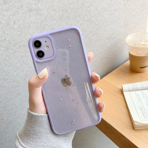 Twinkle Candy Transparent Phone Case For iPhone 11 12 mini Pro Max XS X XR 7 8 6 6S plus SE 2020 Soft Shockproof Cases Cover