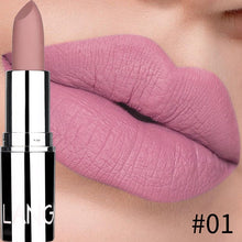 Load image into Gallery viewer, 8 Colors Matte Bullet Lipstick Waterproof Long-Lasting Velvet Lipstick Easy To Wear 2019 Nude batom Nutritious Makeup