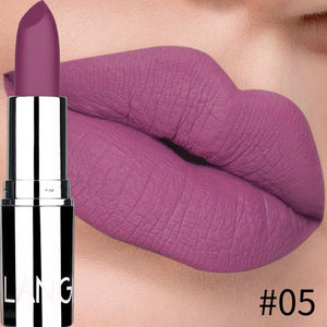 8 Colors Matte Bullet Lipstick Waterproof Long-Lasting Velvet Lipstick Easy To Wear 2019 Nude batom Nutritious Makeup