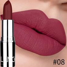 Load image into Gallery viewer, 8 Colors Matte Bullet Lipstick Waterproof Long-Lasting Velvet Lipstick Easy To Wear 2019 Nude batom Nutritious Makeup