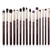 Load image into Gallery viewer, Jessup Makeup Brushes Set 15pcs Professional Eye Shadow Makeup Brush Kits Eyeshadow Eyeliner Blending Eyebrow Goat Hair