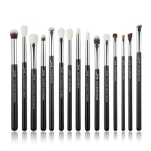 Load image into Gallery viewer, Jessup Makeup Brushes Set 15pcs Professional Eye Shadow Makeup Brush Kits Eyeshadow Eyeliner Blending Eyebrow Goat Hair