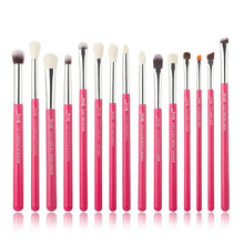 Load image into Gallery viewer, Jessup Makeup Brushes Set 15pcs Professional Eye Shadow Makeup Brush Kits Eyeshadow Eyeliner Blending Eyebrow Goat Hair