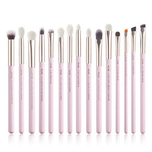 Load image into Gallery viewer, Jessup Makeup Brushes Set 15pcs Professional Eye Shadow Makeup Brush Kits Eyeshadow Eyeliner Blending Eyebrow Goat Hair