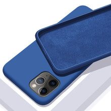 Load image into Gallery viewer, For iPhone 7 6 6S 8 Plus Case Luxury Original Liquid Silicone Soft Cover For iPhone 11 12 Pro X XR XS Max Shockproof Phone Case