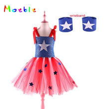 Load image into Gallery viewer, Moeble Children Cosplay Costume Girls Tutu Dress with Headband Kids Party Dresses for Birthday Halloween Christmas Summer