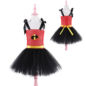 Moeble Children Cosplay Costume Girls Tutu Dress with Headband Kids Party Dresses for Birthday Halloween Christmas Summer