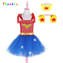 Load image into Gallery viewer, Moeble Children Cosplay Costume Girls Tutu Dress with Headband Kids Party Dresses for Birthday Halloween Christmas Summer