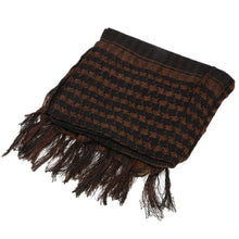 Load image into Gallery viewer, Outdoor Hiking Scarves Military Arab Tactical Desert Scarf Army Shemagh With Tassel For Men Women Muslim Hijab Windproof Warm