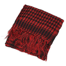 Load image into Gallery viewer, Outdoor Hiking Scarves Military Arab Tactical Desert Scarf Army Shemagh With Tassel For Men Women Muslim Hijab Windproof Warm
