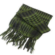 Load image into Gallery viewer, Outdoor Hiking Scarves Military Arab Tactical Desert Scarf Army Shemagh With Tassel For Men Women Muslim Hijab Windproof Warm