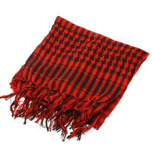 Outdoor Hiking Scarves Military Arab Tactical Desert Scarf Army Shemagh With Tassel For Men Women Muslim Hijab Windproof Warm