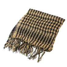 Load image into Gallery viewer, Outdoor Hiking Scarves Military Arab Tactical Desert Scarf Army Shemagh With Tassel For Men Women Muslim Hijab Windproof Warm