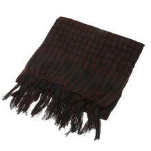 Load image into Gallery viewer, Outdoor Hiking Scarves Military Arab Tactical Desert Scarf Army Shemagh With Tassel For Men Women Muslim Hijab Windproof Warm