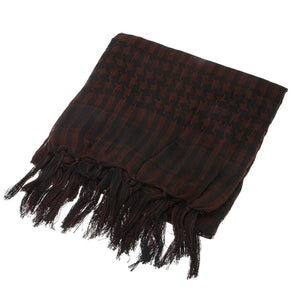 Outdoor Hiking Scarves Military Arab Tactical Desert Scarf Army Shemagh With Tassel For Men Women Muslim Hijab Windproof Warm