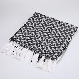 Outdoor Hiking Scarves Military Arab Tactical Desert Scarf Army Shemagh With Tassel For Men Women Muslim Hijab Windproof Warm