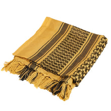 Load image into Gallery viewer, Outdoor Hiking Scarves Military Arab Tactical Desert Scarf Army Shemagh With Tassel For Men Women Muslim Hijab Windproof Warm