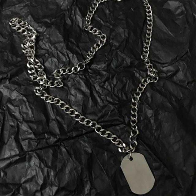 2020 Fashion Unisex Multilayer Hip Hop Long Chain Necklace For Women Men Jewelry Gifts Key Cross Pendant Necklace Accessories