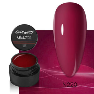 NAILWIND Gel Nail Polish Semi Permanent Primer Nail Art Hybrid Varnishes 8ml Gel polish Need Cured Base Top Coat Nails