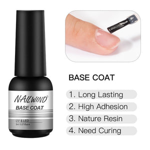 NAILWIND Gel Nail Polish Semi Permanent Primer Nail Art Hybrid Varnishes 8ml Gel polish Need Cured Base Top Coat Nails