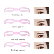 Load image into Gallery viewer, 4/10 Styles Grooming Eyebrow Stencil Kit Makeup Tools DIY Beauty Eyebrow Template Stencil For Women Beauty Tools Accessories