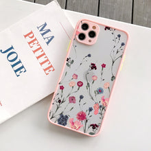 Load image into Gallery viewer, Hand Painted Phone Case For iphone X XS MAX XR Flower Cover Hard Shockproof Case For iPhone 6s 7 8 Plus SE 2 12 11 pro MAX Mini