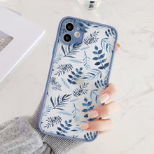 Load image into Gallery viewer, Hand Painted Phone Case For iphone X XS MAX XR Flower Cover Hard Shockproof Case For iPhone 6s 7 8 Plus SE 2 12 11 pro MAX Mini