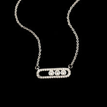 Load image into Gallery viewer, Crystal Zircon Arab Style Bead Pendant Necklace For Women Dainty Wedding Jewelry Stainless Steel Rose Gold On Oval Gifts 2020