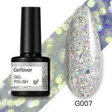 Load image into Gallery viewer, Gelfavor Gel varnishes Semi-permanent For Nails Stamping UV LED Lamp Manicure Set Nail Art Base and Top Coat for Gel Nail polish