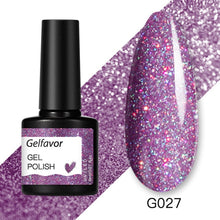 Load image into Gallery viewer, Gelfavor Gel varnishes Semi-permanent For Nails Stamping UV LED Lamp Manicure Set Nail Art Base and Top Coat for Gel Nail polish