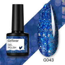 Load image into Gallery viewer, Gelfavor Gel varnishes Semi-permanent For Nails Stamping UV LED Lamp Manicure Set Nail Art Base and Top Coat for Gel Nail polish