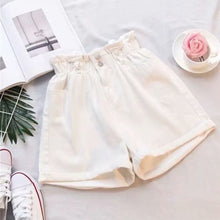 Load image into Gallery viewer, Denim Shorts Women&#39;s Large Size 2020 Summer New High Waist Loose All-match Slim Wide Leg