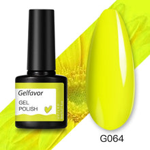 Load image into Gallery viewer, Gelfavor Gel varnishes Semi-permanent For Nails Stamping UV LED Lamp Manicure Set Nail Art Base and Top Coat for Gel Nail polish