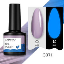 Load image into Gallery viewer, Gelfavor Gel varnishes Semi-permanent For Nails Stamping UV LED Lamp Manicure Set Nail Art Base and Top Coat for Gel Nail polish