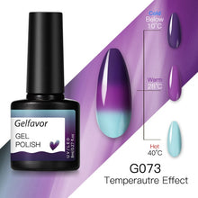 Load image into Gallery viewer, Gelfavor Gel varnishes Semi-permanent For Nails Stamping UV LED Lamp Manicure Set Nail Art Base and Top Coat for Gel Nail polish