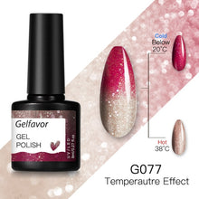 Load image into Gallery viewer, Gelfavor Gel varnishes Semi-permanent For Nails Stamping UV LED Lamp Manicure Set Nail Art Base and Top Coat for Gel Nail polish