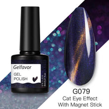 Load image into Gallery viewer, Gelfavor Gel varnishes Semi-permanent For Nails Stamping UV LED Lamp Manicure Set Nail Art Base and Top Coat for Gel Nail polish