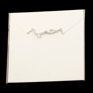 Crystal Zircon Arab Style Bead Pendant Necklace For Women Dainty Wedding Jewelry Stainless Steel Rose Gold On Oval Gifts 2020