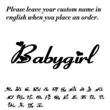 Load image into Gallery viewer, Skyrim Personalized Name Bracelet Women Girls Stainless Steel Chain Letter Customized Charm Bracelets Unique Custom Jewelry Gift
