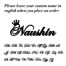 Load image into Gallery viewer, Skyrim Personalized Name Bracelet Women Girls Stainless Steel Chain Letter Customized Charm Bracelets Unique Custom Jewelry Gift