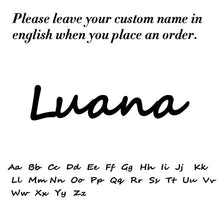 Load image into Gallery viewer, Skyrim Personalized Name Bracelet Women Girls Stainless Steel Chain Letter Customized Charm Bracelets Unique Custom Jewelry Gift