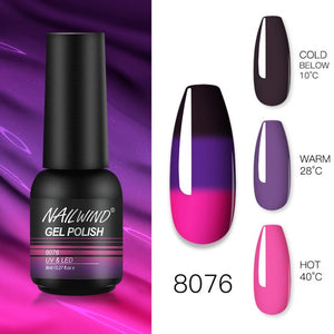 NAILWIND Gel Nail Polish Semi Permanent Primer Nail Art Hybrid Varnishes 8ml Gel polish Need Cured Base Top Coat Nails