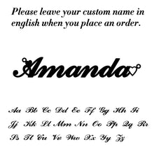 Load image into Gallery viewer, Lemegeton Personalized Custom Name Bracelet For Women Baby Girls Jewelry Gold Color Stainless Steel Adjustable Chain Bracelets