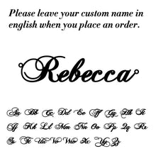 Load image into Gallery viewer, Lemegeton Personalized Custom Name Bracelet For Women Baby Girls Jewelry Gold Color Stainless Steel Adjustable Chain Bracelets
